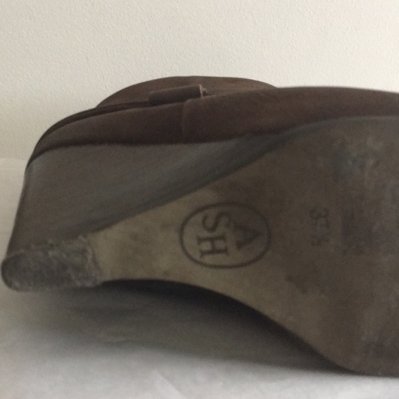 Ash brown Wedge Boots - Picture 5 of 5